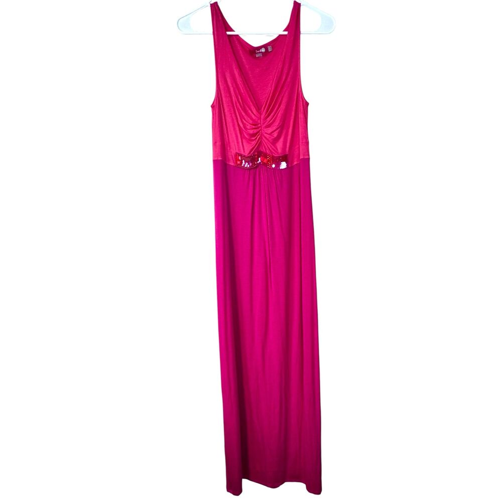 Boden Pink Orange Sleeveless Lined Maxi Dress Size 4